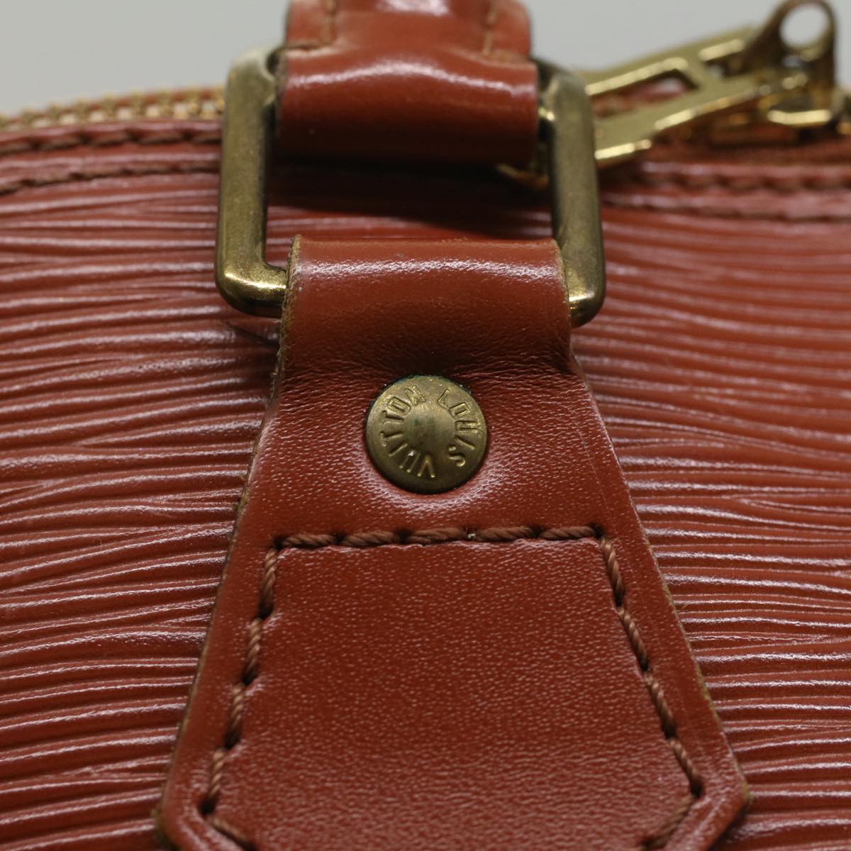 LOUIS VUITTON Epi Alma Hand Bag Brown M5214D LV 55232