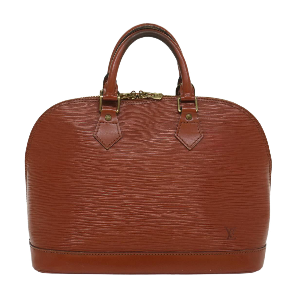 LOUIS VUITTON Epi Alma Hand Bag Brown M5214D LV 55232