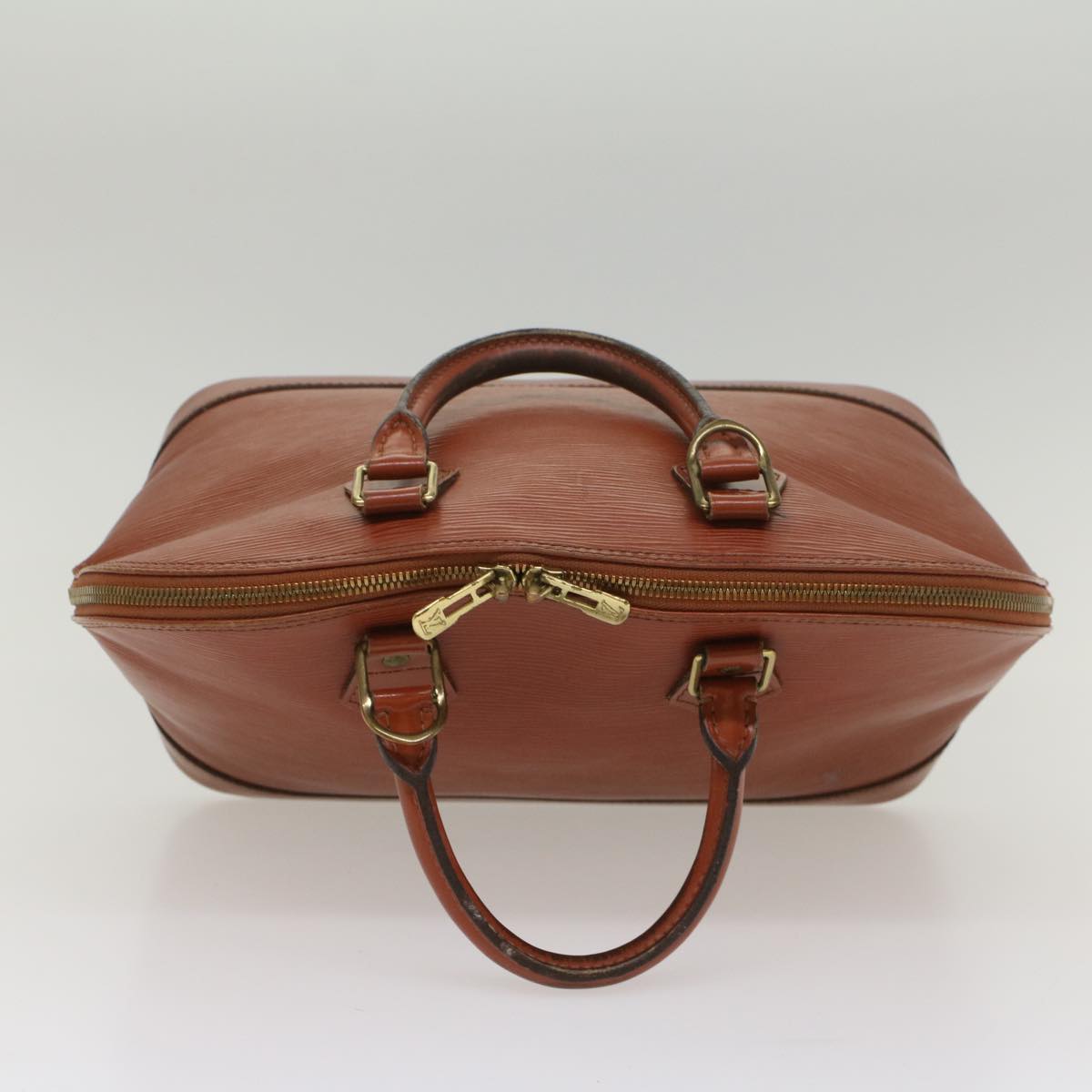 LOUIS VUITTON Epi Alma Hand Bag Brown M5214D LV 55232