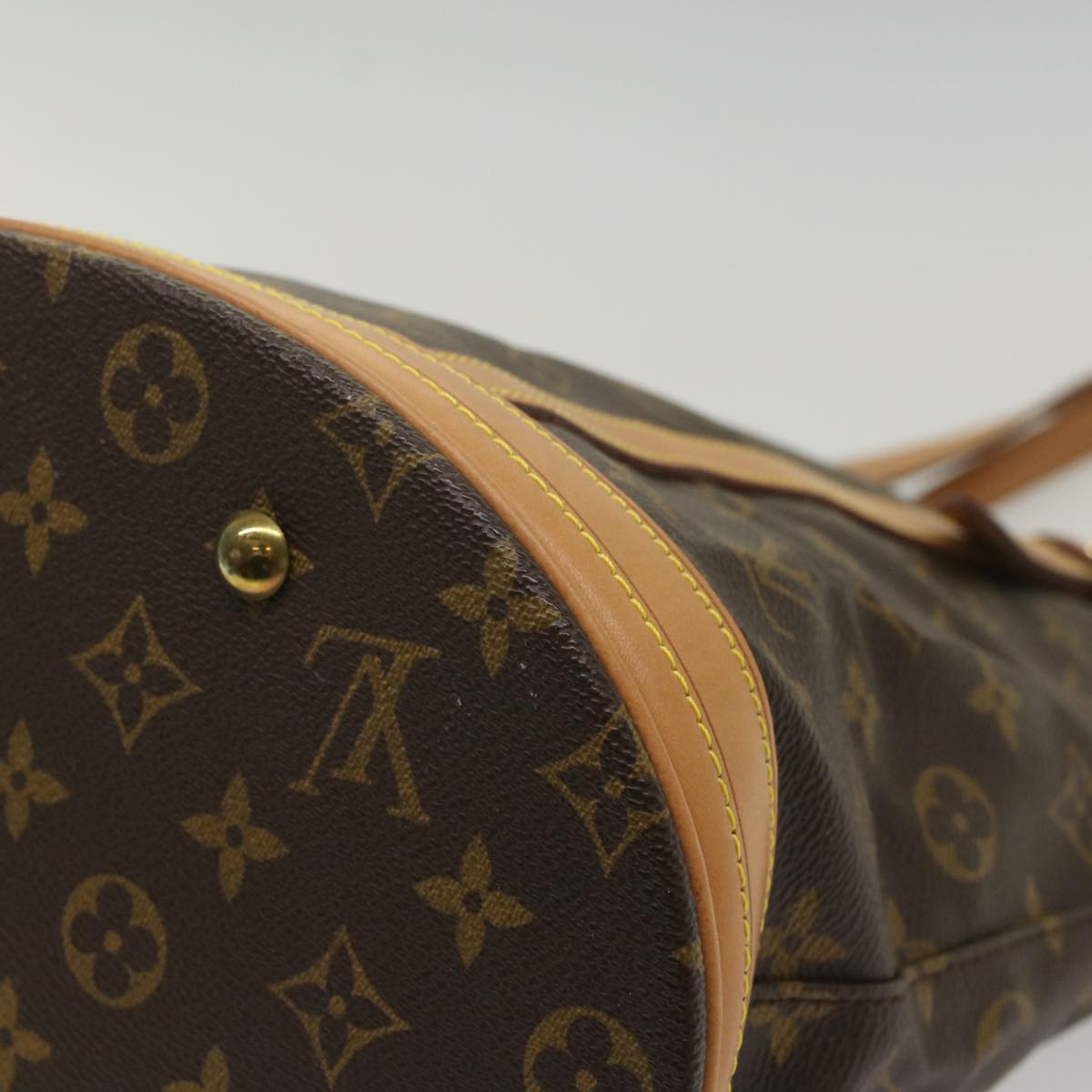 LOUIS VUITTON Monogram Bucket GM Shoulder Bag M42236 LV 55235