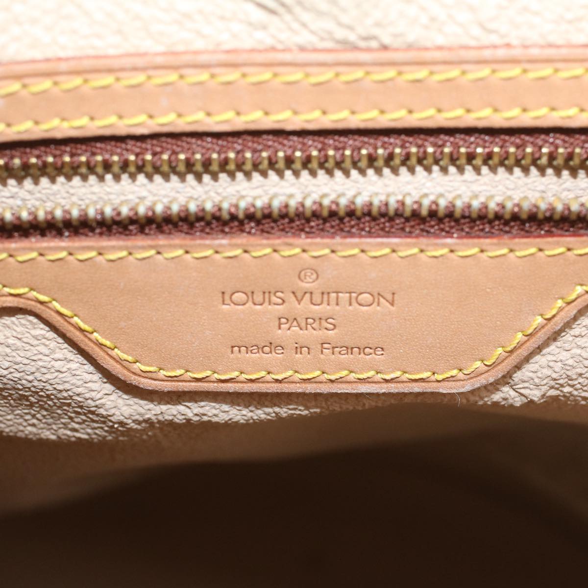 LOUIS VUITTON Monogram Bucket GM Shoulder Bag M42236 LV 55235