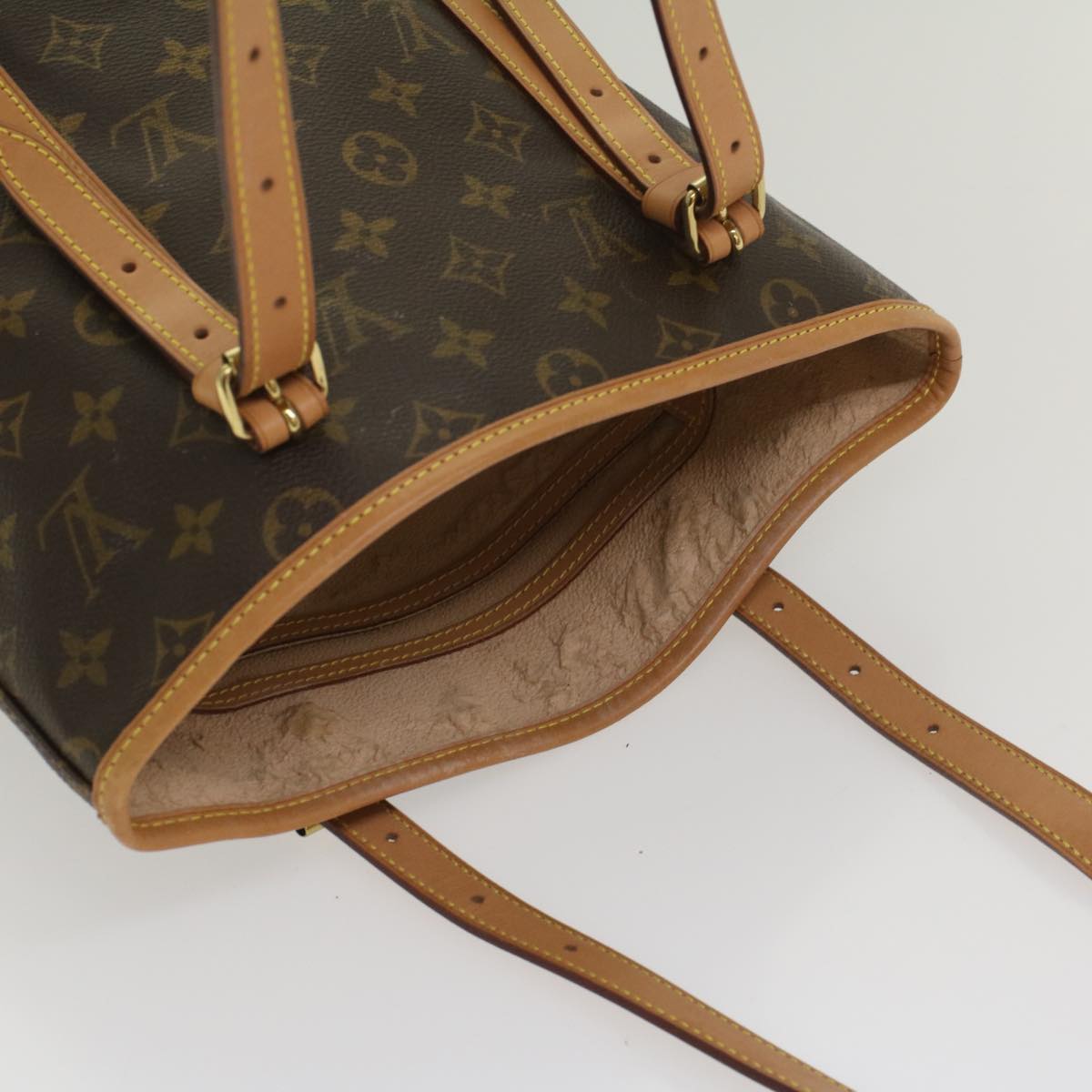 LOUIS VUITTON Monogram Bucket GM Shoulder Bag M42236 LV 55235