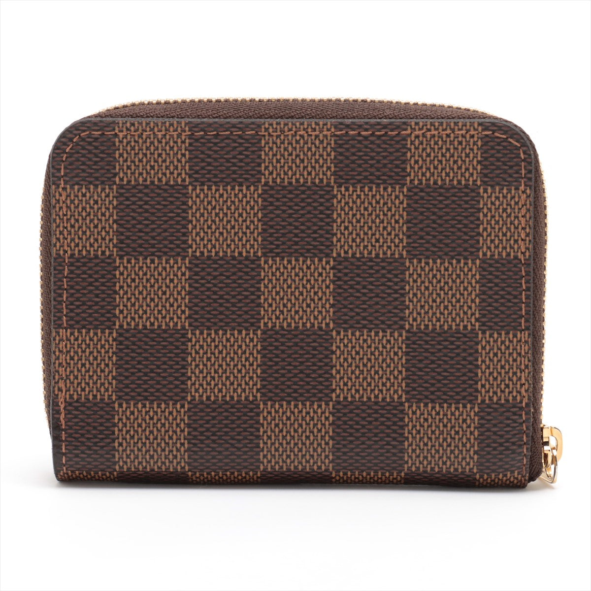 Louis Vuitton Damier Zippyr Coin Pearce N63070 Brown Coin Case