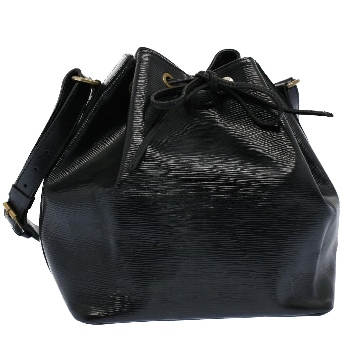 LOUIS VUITTON Epi Petit Noe Shoulder Bag Black M44102 LV 55241