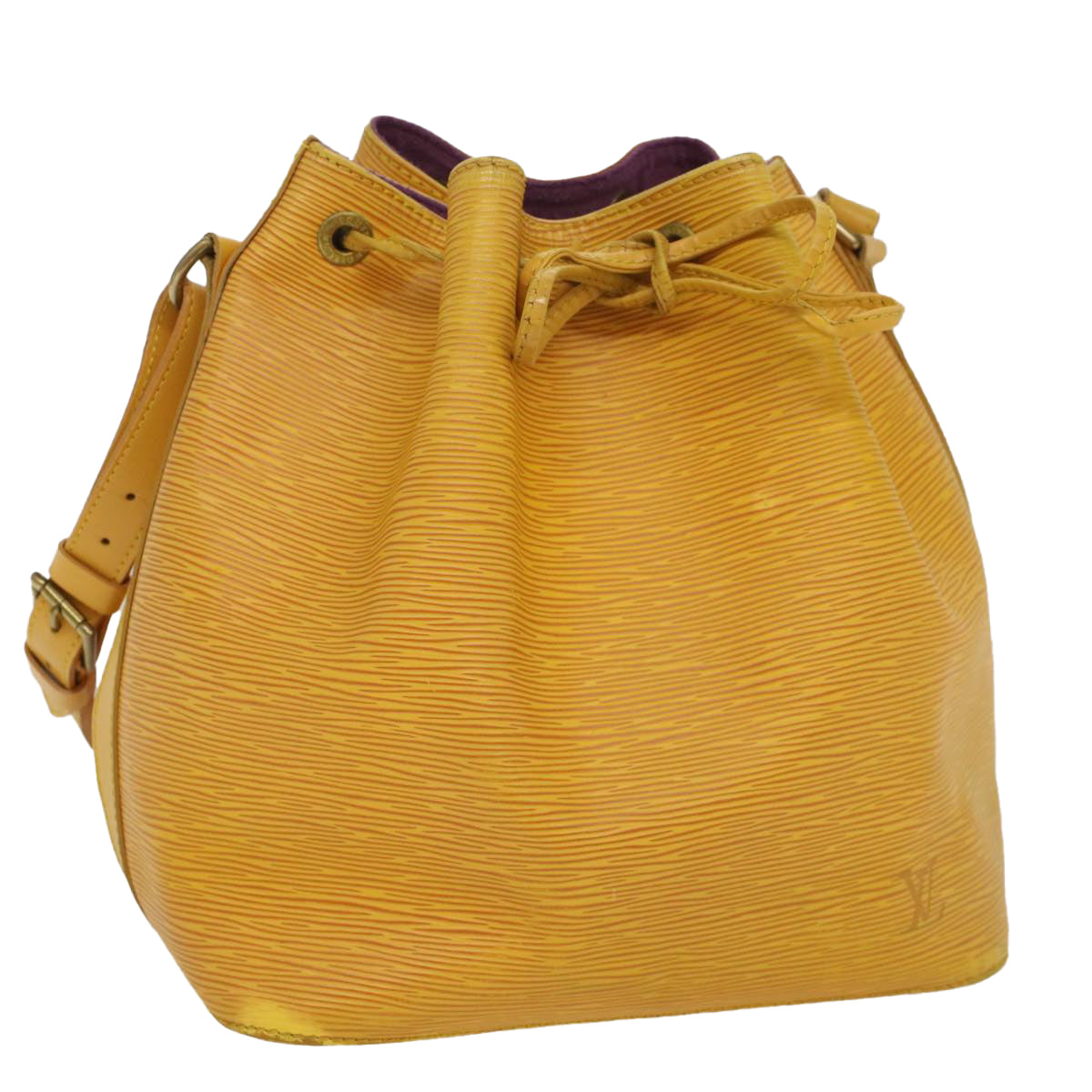 LOUIS VUITTON Epi Petit Noe Shoulder Bag Tassili Yellow M44109 LV 55242