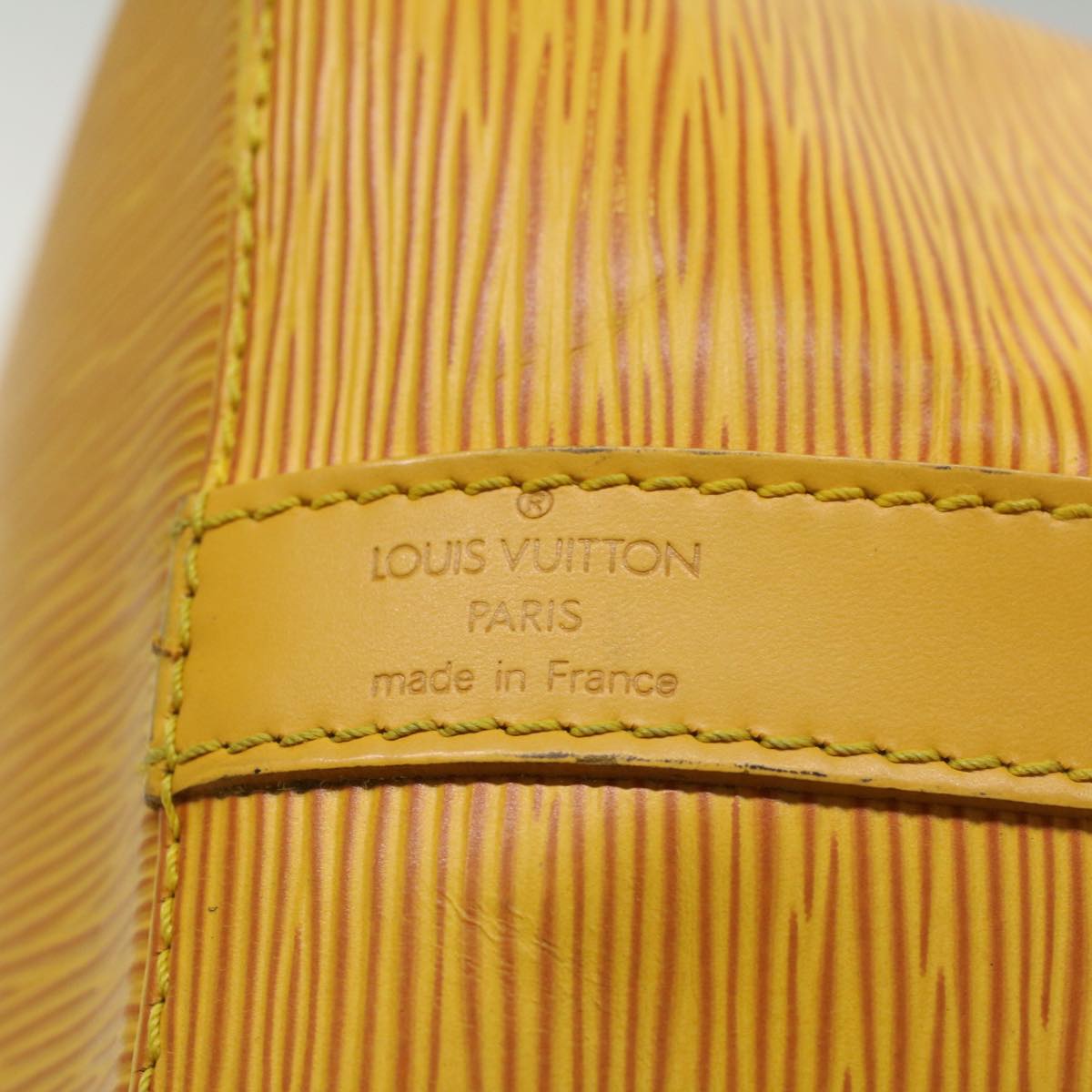 LOUIS VUITTON Epi Petit Noe Shoulder Bag Tassili Yellow M44109 LV 55242