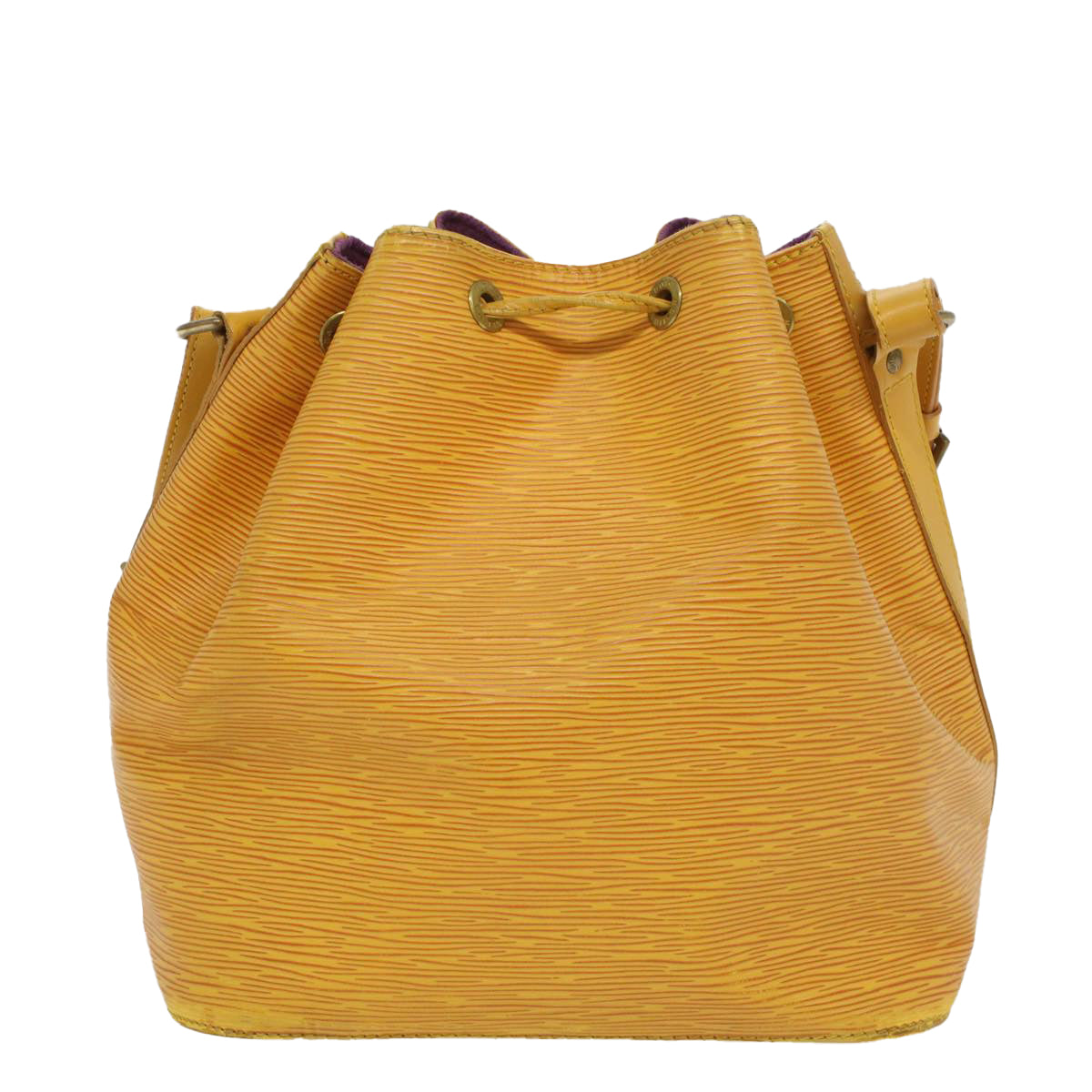 LOUIS VUITTON Epi Petit Noe Shoulder Bag Tassili Yellow M44109 LV 55242