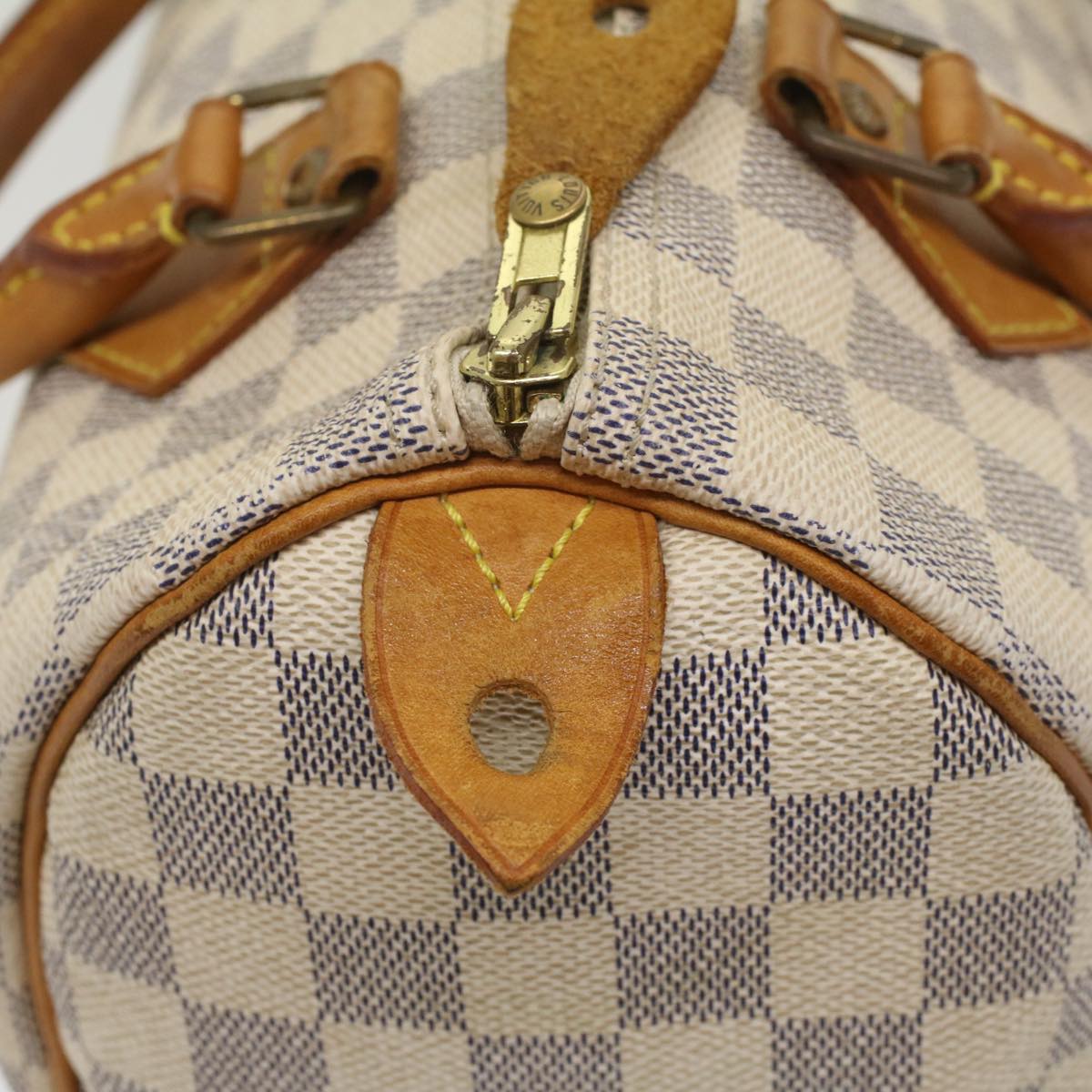 LOUIS VUITTON Damier Azur Speedy 25 Hand Bag N41534 LV 55243