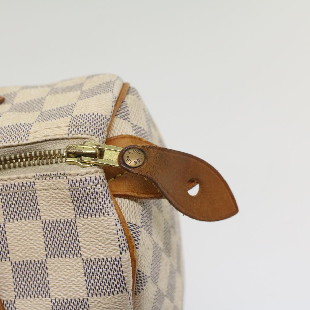 LOUIS VUITTON Damier Azur Speedy 25 Hand Bag N41534 LV 55243