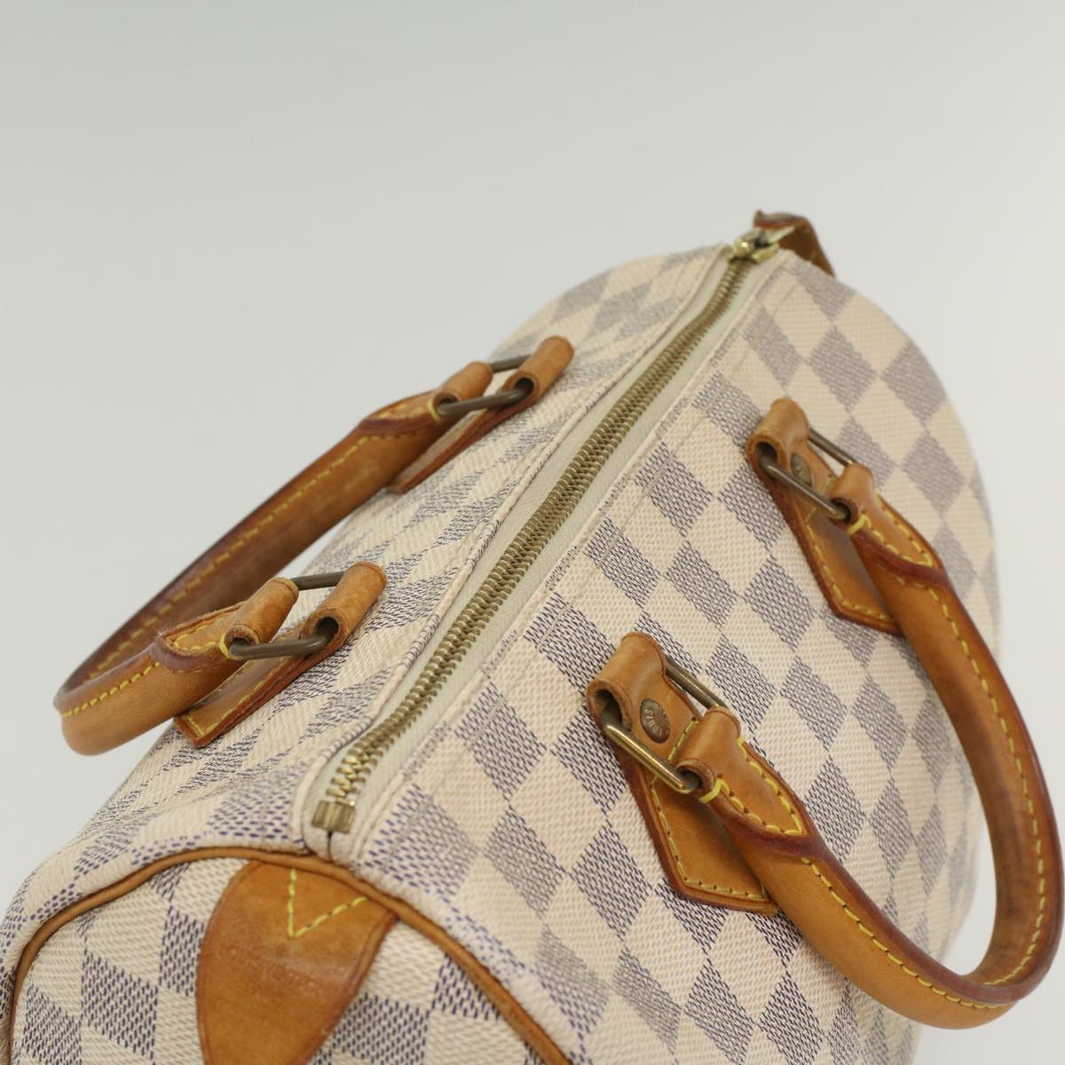 LOUIS VUITTON Damier Azur Speedy 25 Hand Bag N41534 LV 55243