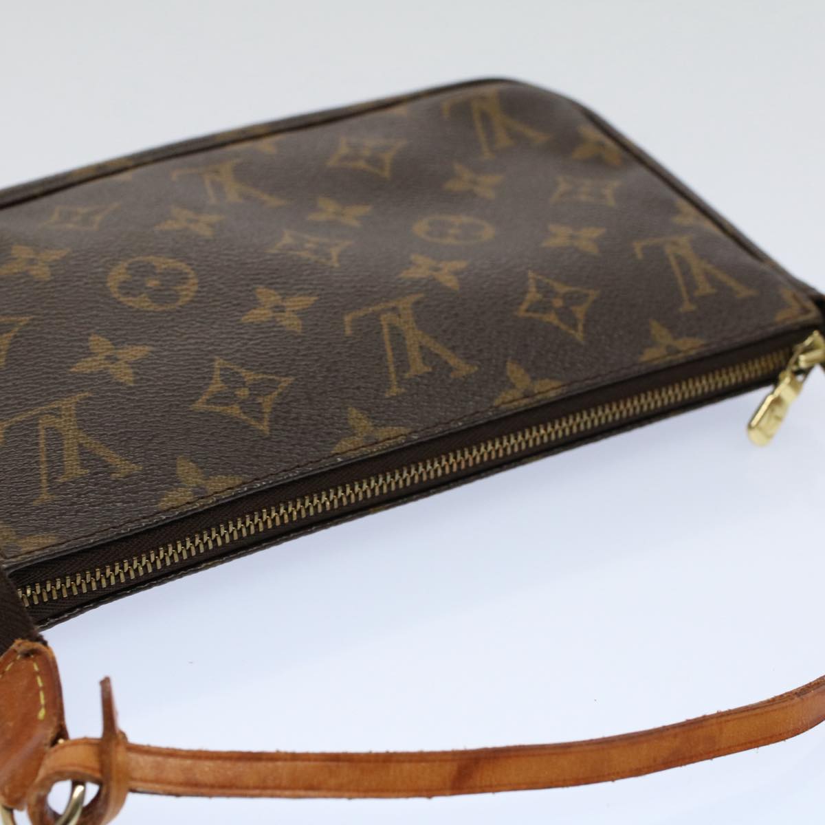 LOUIS VUITTON Monogram Pochette Accessoires Pouch M51980 LV 55254