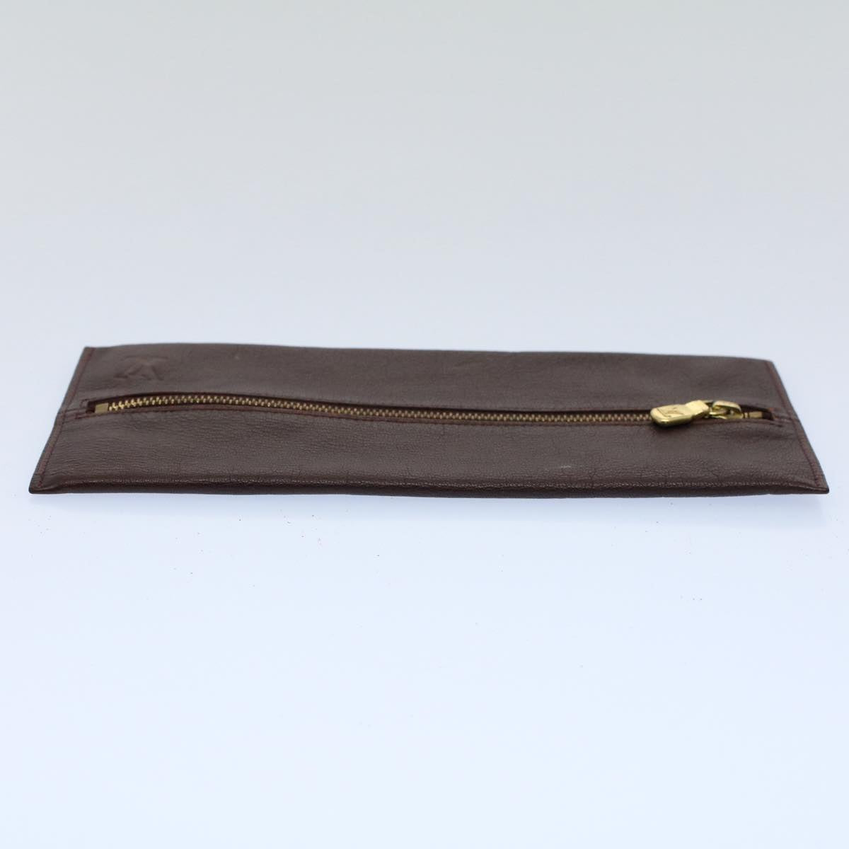 LOUIS VUITTON Taiga Leather Pen Case Acajou LV 55265