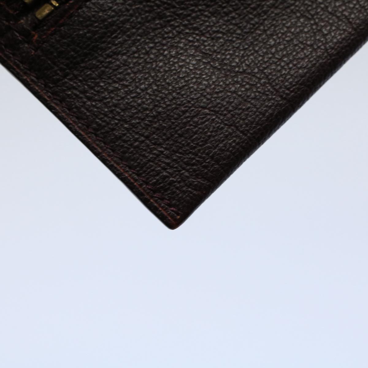 LOUIS VUITTON Taiga Leather Pen Case Acajou LV 55265