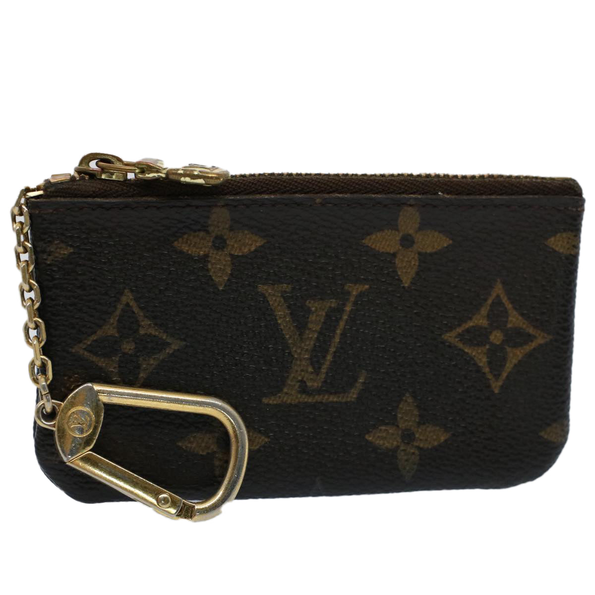 LOUIS VUITTON Monogram Pochette Cles Coin Purse M62650 LV 55268