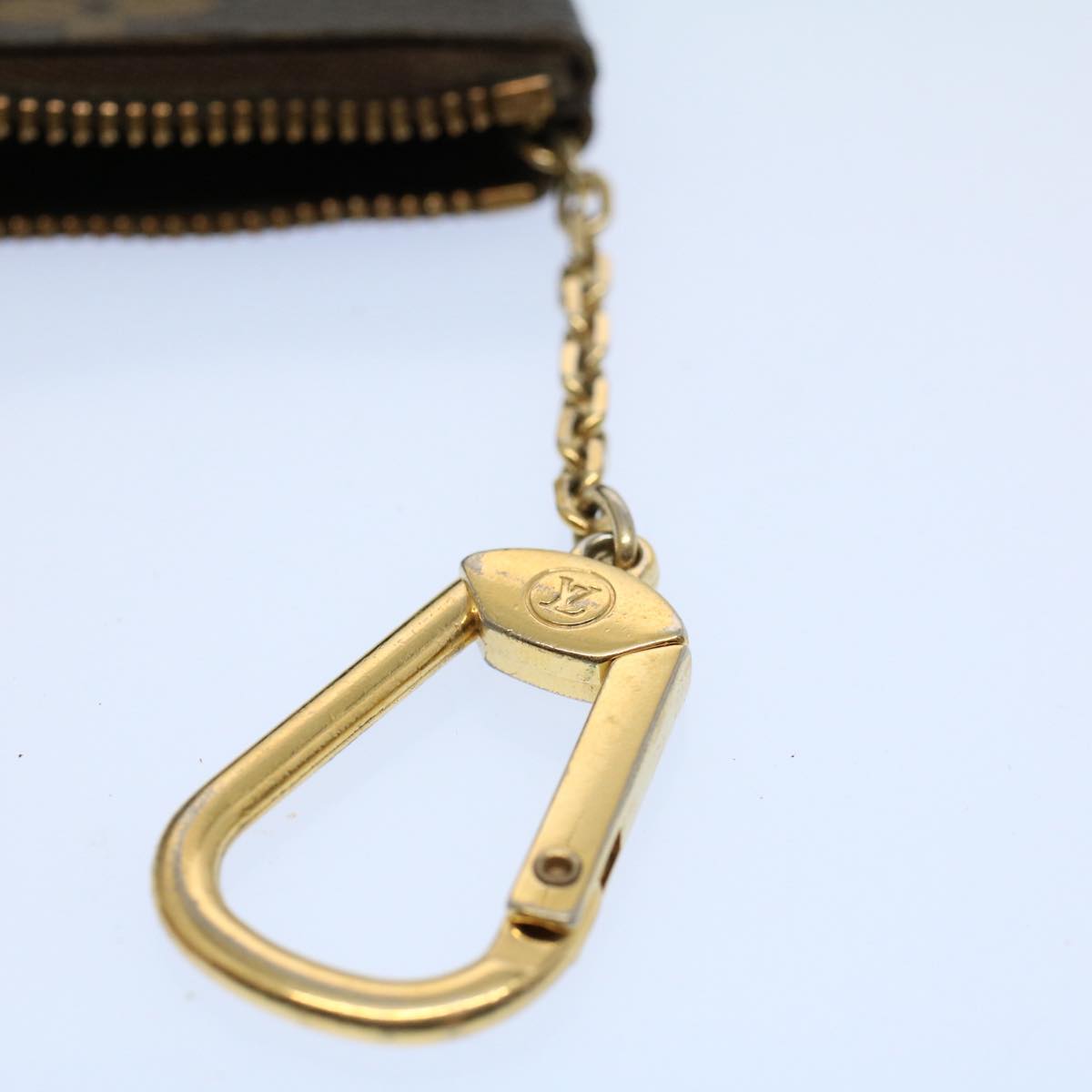 LOUIS VUITTON Monogram Pochette Cles Coin Purse M62650 LV 55268
