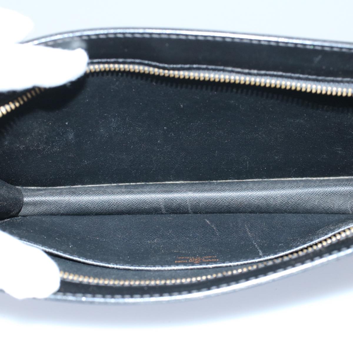 LOUIS VUITTON Epi Pochette Homme Clutch Bag Black M52522 LV 55274