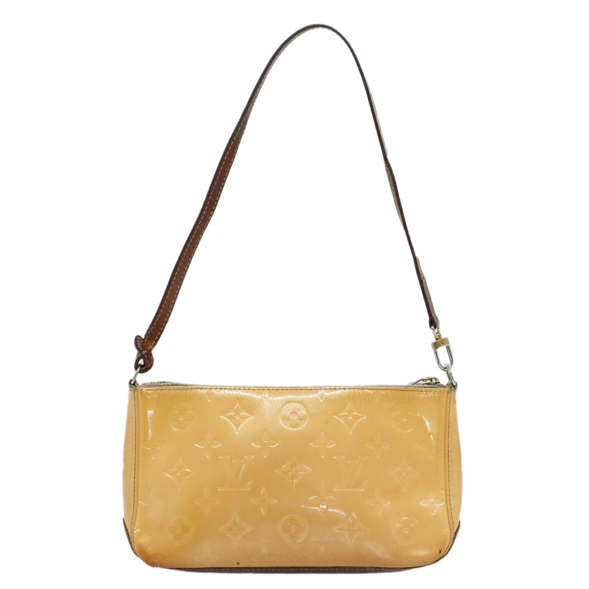 LOUIS VUITTON Monogram Vernis Marly Square Hand Bag Pink M91292 LV 55275