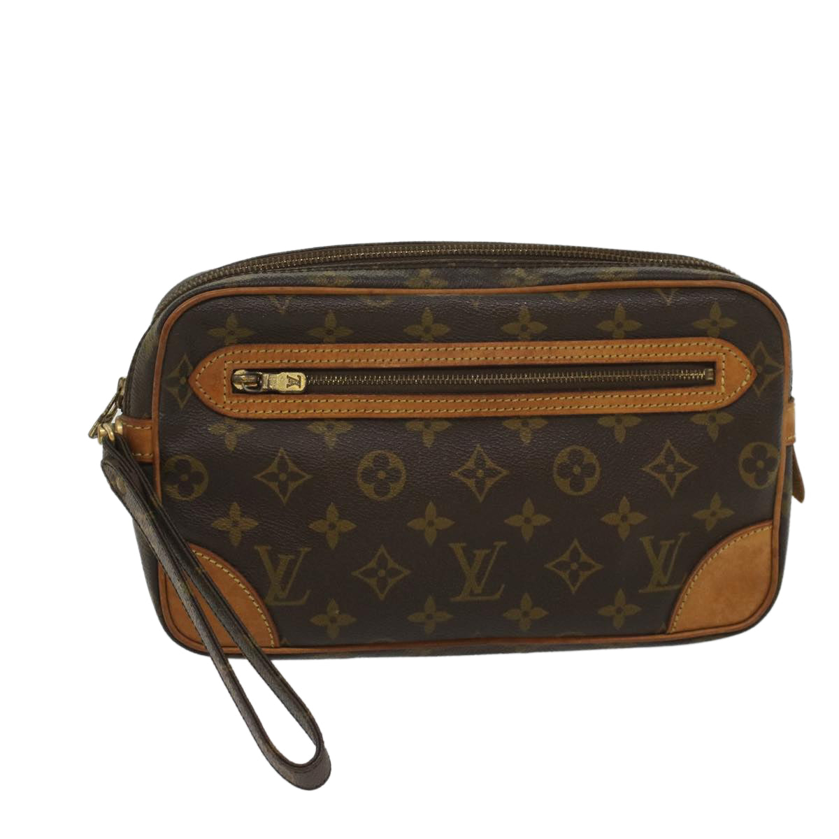 LOUIS VUITTON Monogram Marly Dragonne GM Clutch Bag M51825 LV 55279