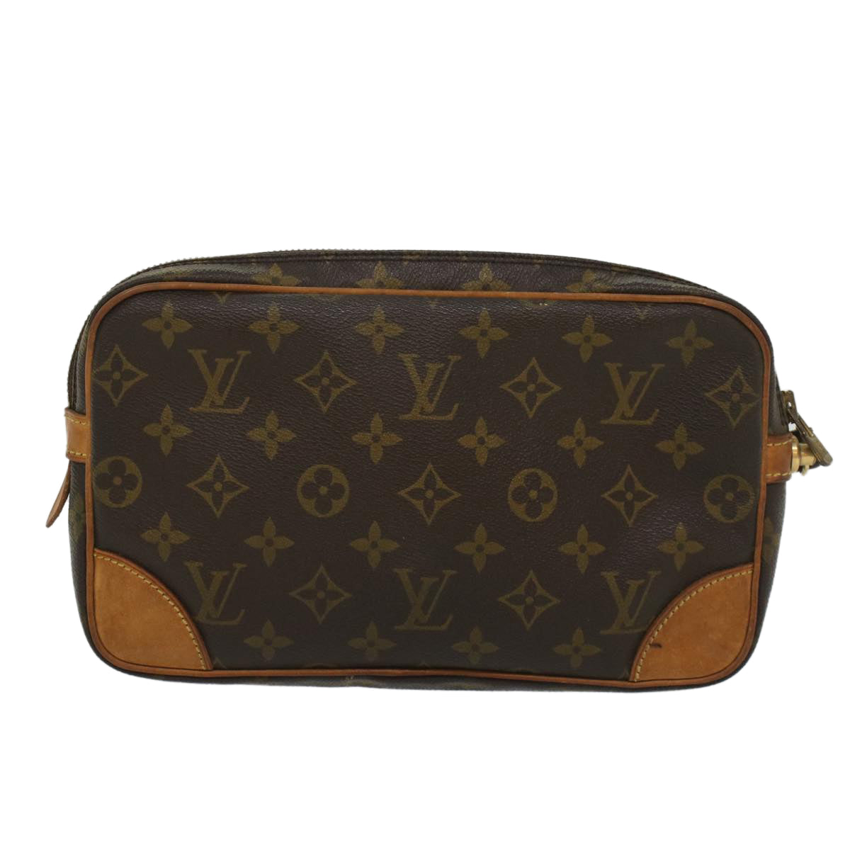 LOUIS VUITTON Monogram Marly Dragonne GM Clutch Bag M51825 LV 55279