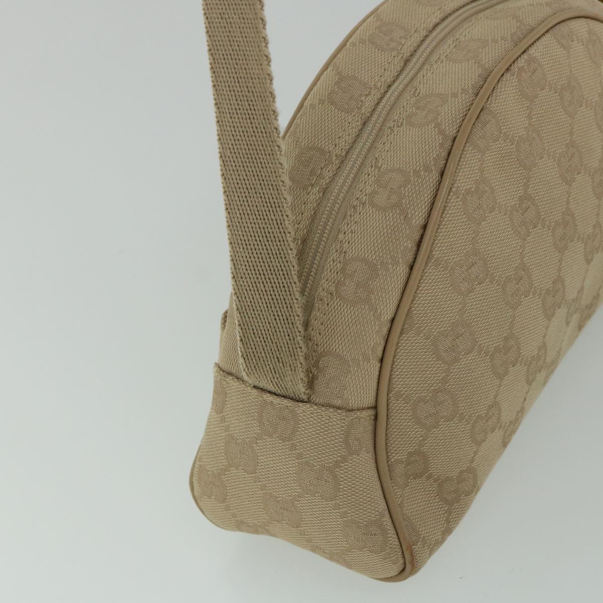 Luxury Gucci GG Canvas Shoulder Bag Beige 90781  55288