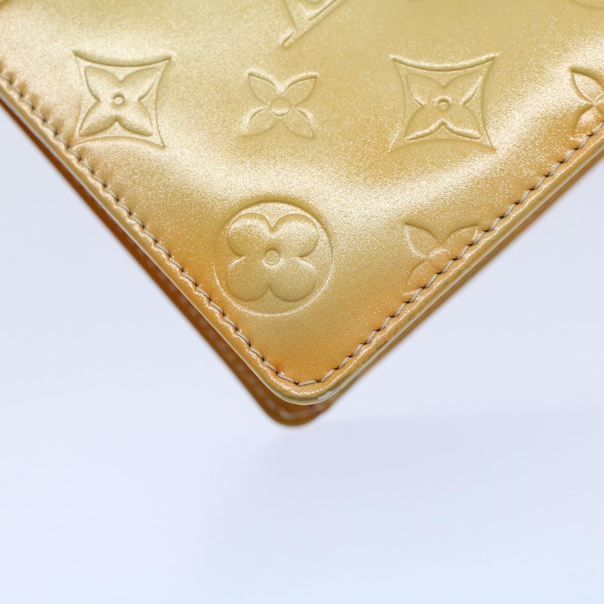 LOUIS VUITTON Monogram Vernis Spring Street Hand Bag Gris M91029 LV 55297