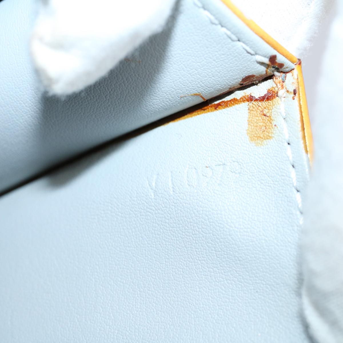 LOUIS VUITTON Monogram Vernis Spring Street Hand Bag Gris M91029 LV 55297
