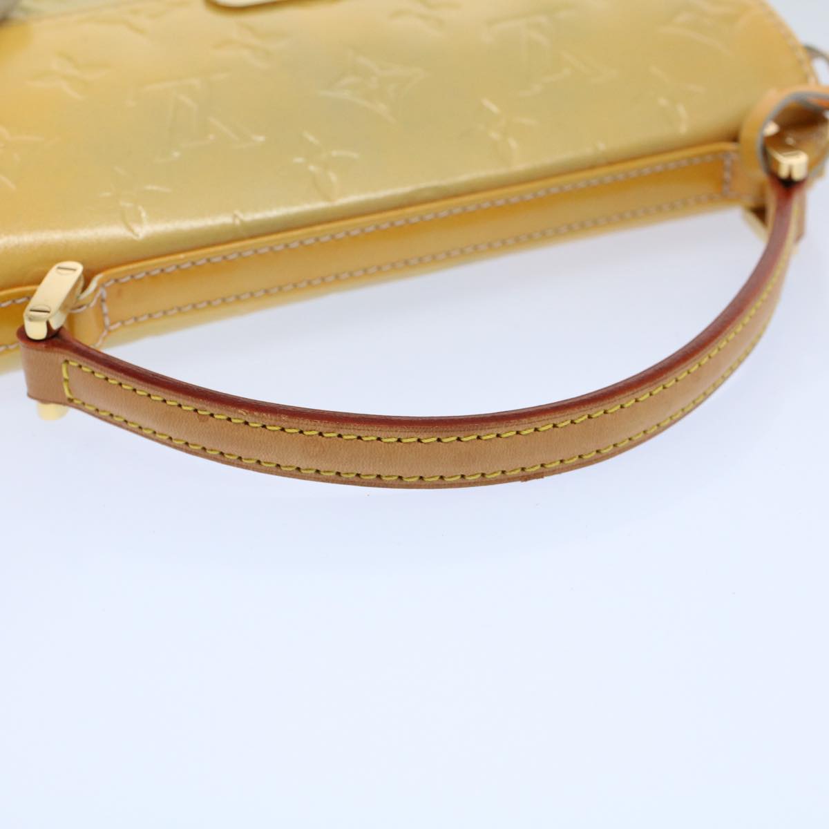 LOUIS VUITTON Monogram Vernis Spring Street Hand Bag Gris M91029 LV 55297