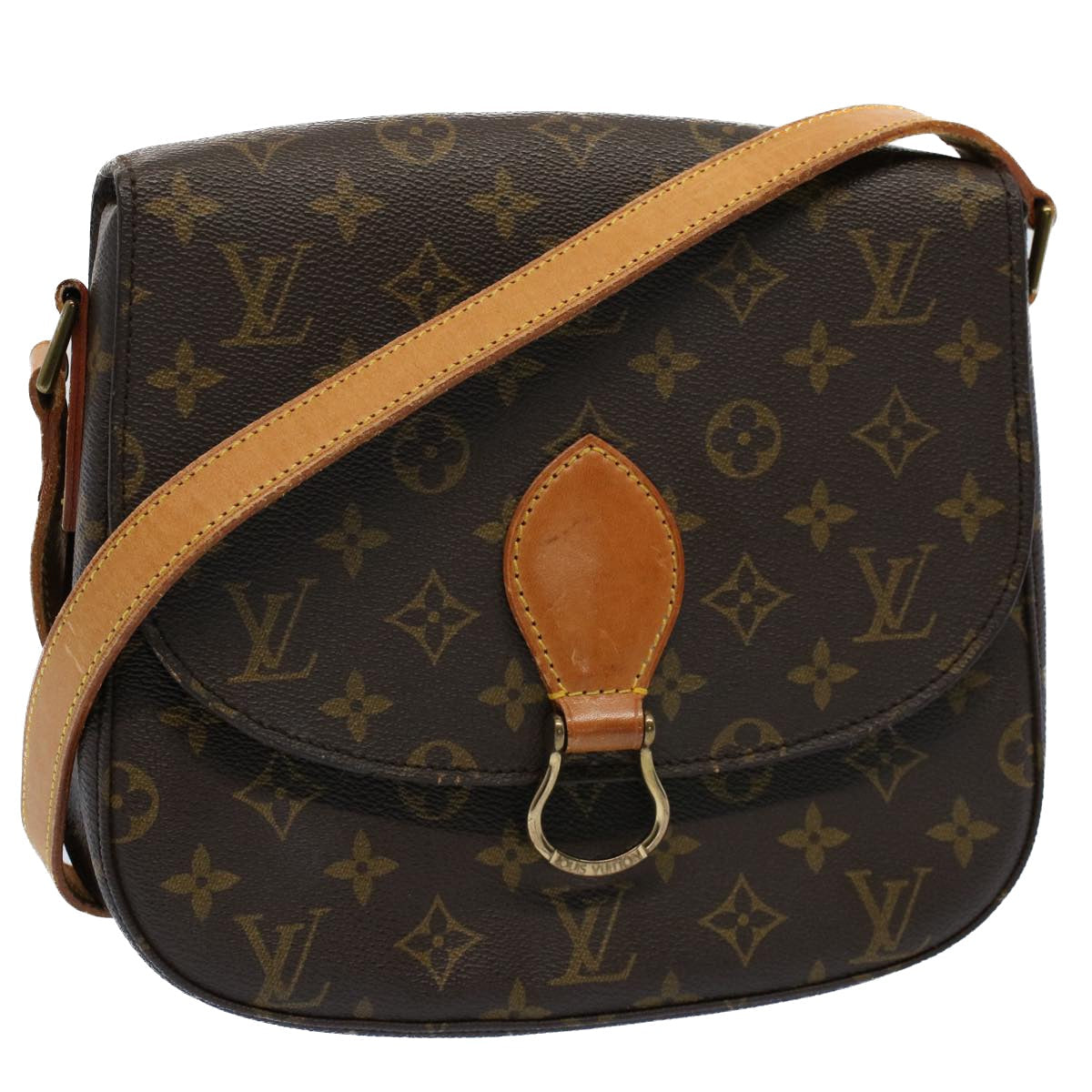 LOUIS VUITTON Monogram Saint Cloud GM Shoulder Bag M51242 LV 55301