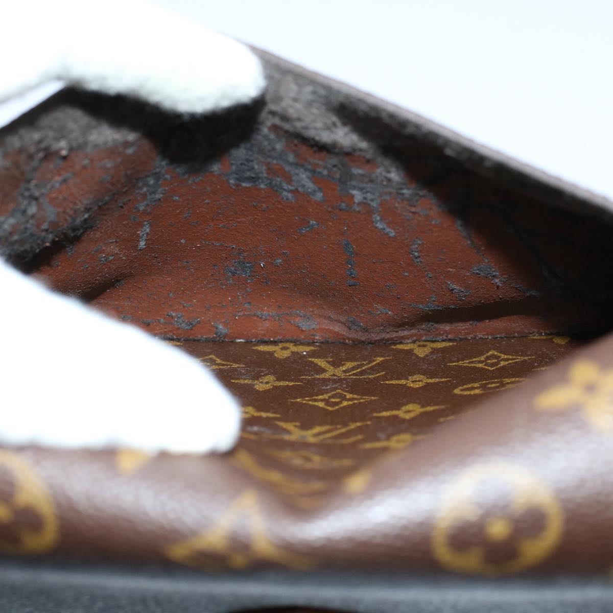 LOUIS VUITTON Monogram Saint Cloud GM Shoulder Bag M51242 LV 55301