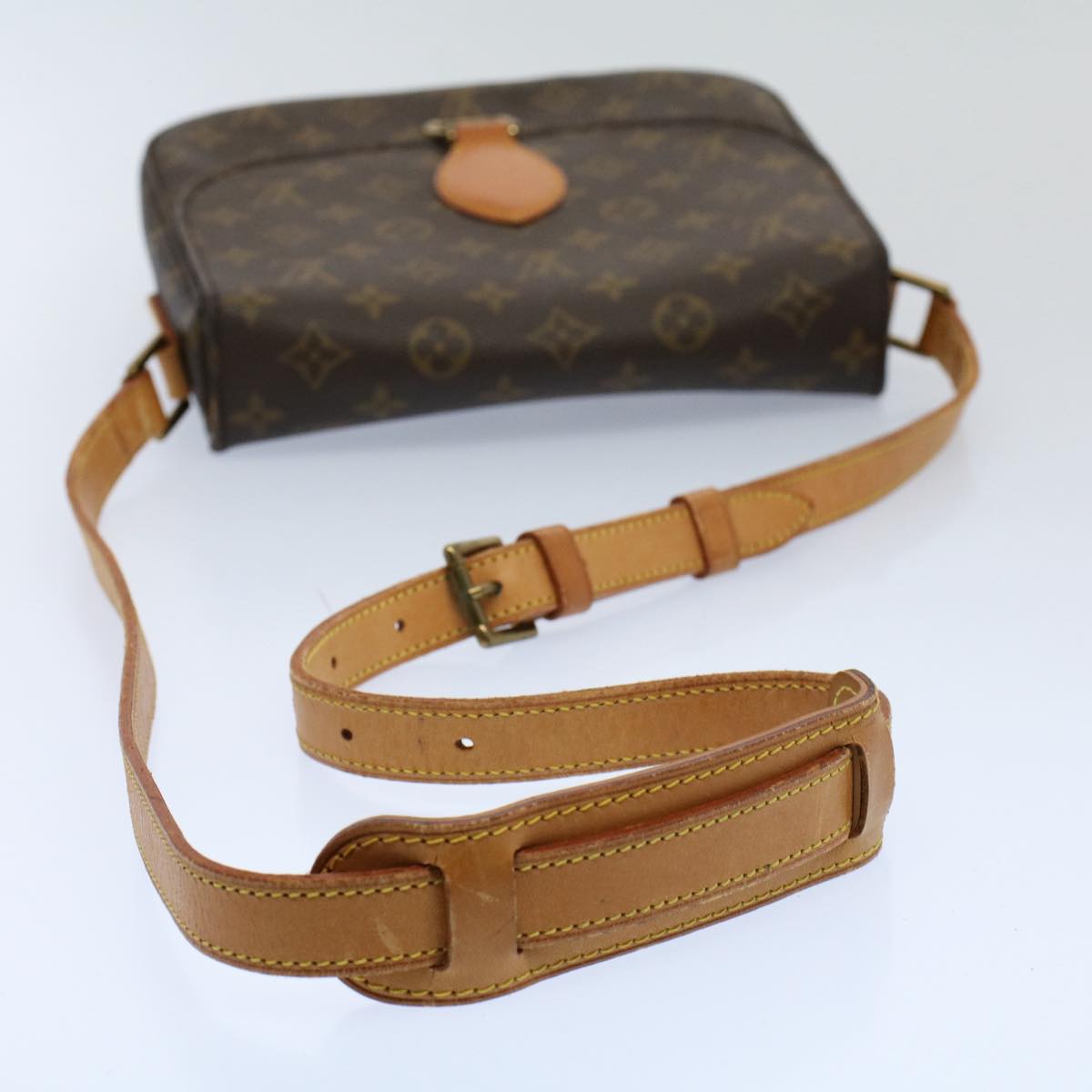 LOUIS VUITTON Monogram Saint Cloud GM Shoulder Bag M51242 LV 55301