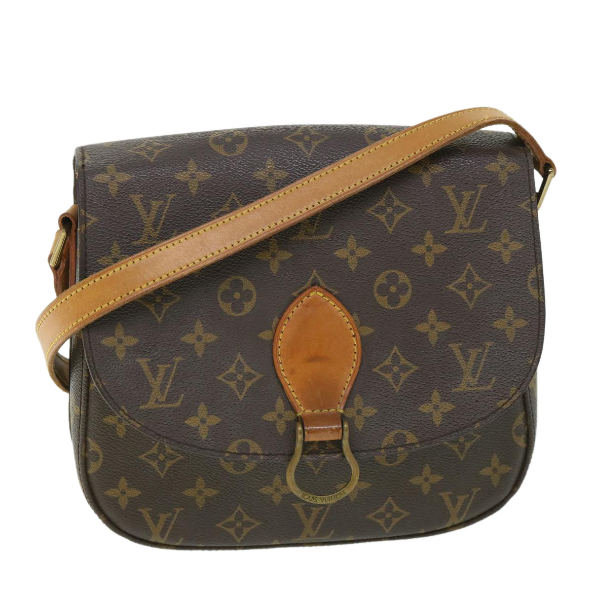 LOUIS VUITTON Monogram Saint Cloud GM Shoulder Bag M51242 LV 55302