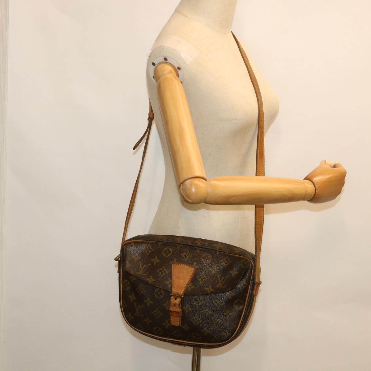 LOUIS VUITTON Monogram Jeune Fille MM Shoulder Bag M51226 LV 55304