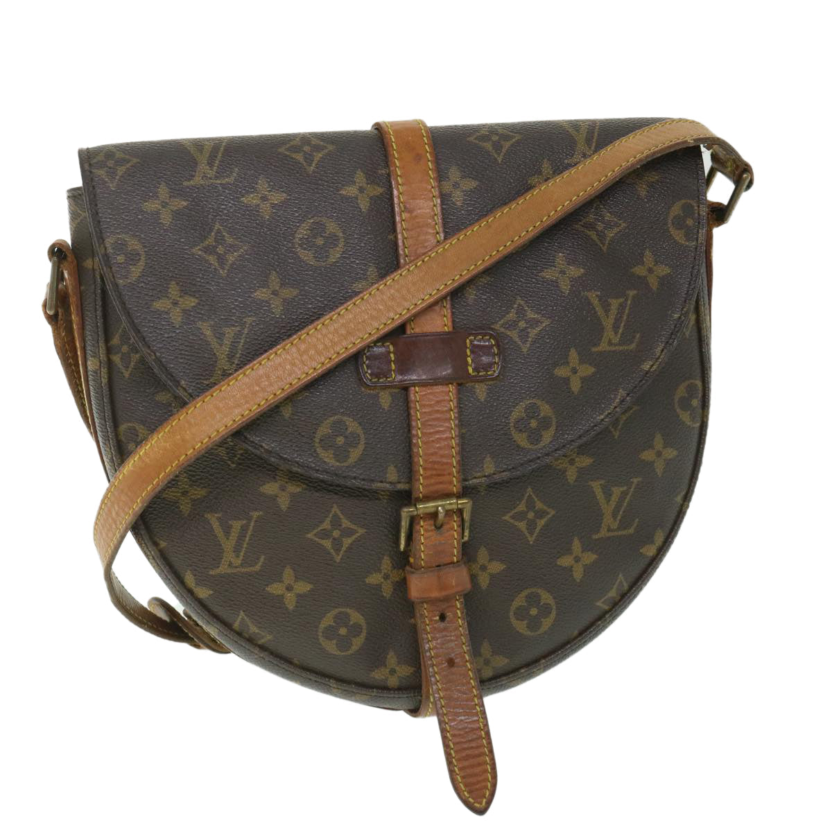 LOUIS VUITTON Monogram Chantilly GM Shoulder Bag M51232 LV 55305