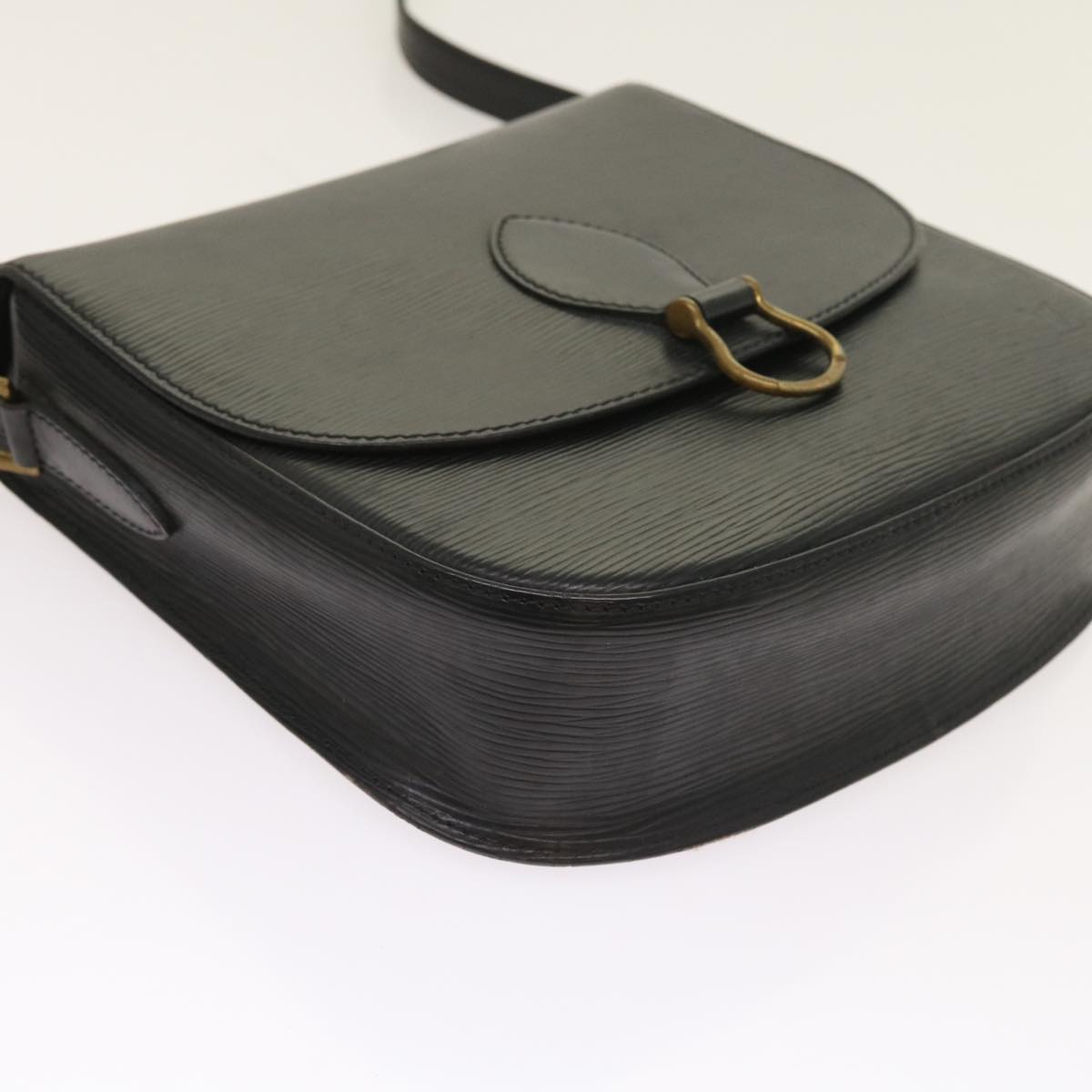 LOUIS VUITTON Epi Saint Cloud GM Shoulder Bag Black M52192 LV 55309