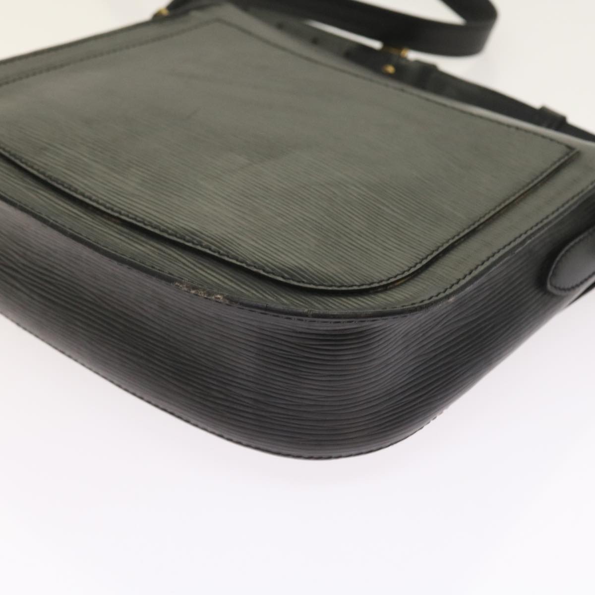 LOUIS VUITTON Epi Saint Cloud GM Shoulder Bag Black M52192 LV 55309
