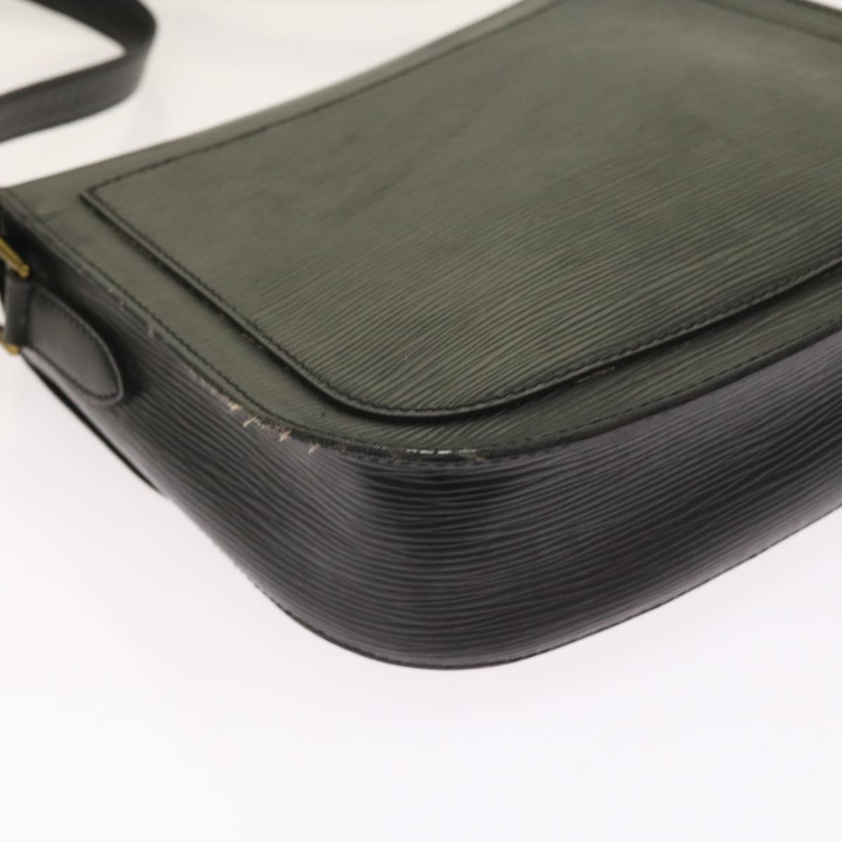 LOUIS VUITTON Epi Saint Cloud GM Shoulder Bag Black M52192 LV 55309