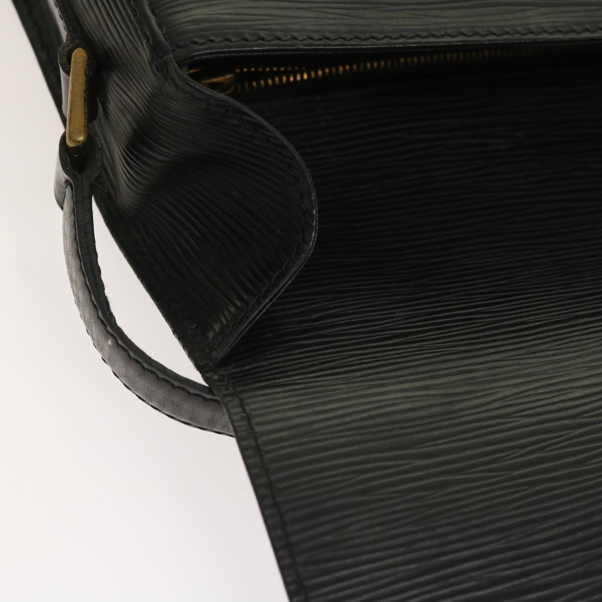 LOUIS VUITTON Epi Saint Cloud GM Shoulder Bag Black M52192 LV 55309