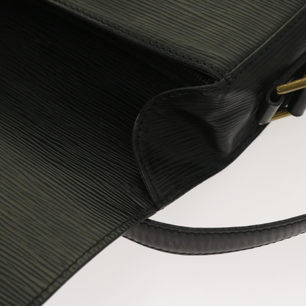 LOUIS VUITTON Epi Saint Cloud GM Shoulder Bag Black M52192 LV 55309