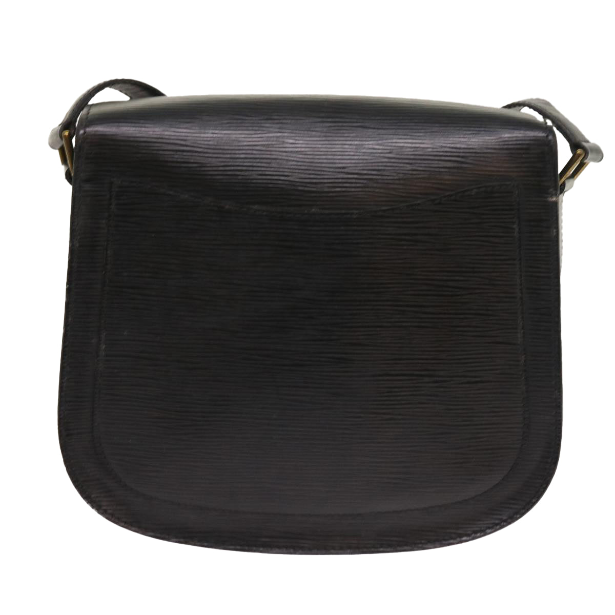 LOUIS VUITTON Epi Saint Cloud GM Shoulder Bag Black M52192 LV 55309