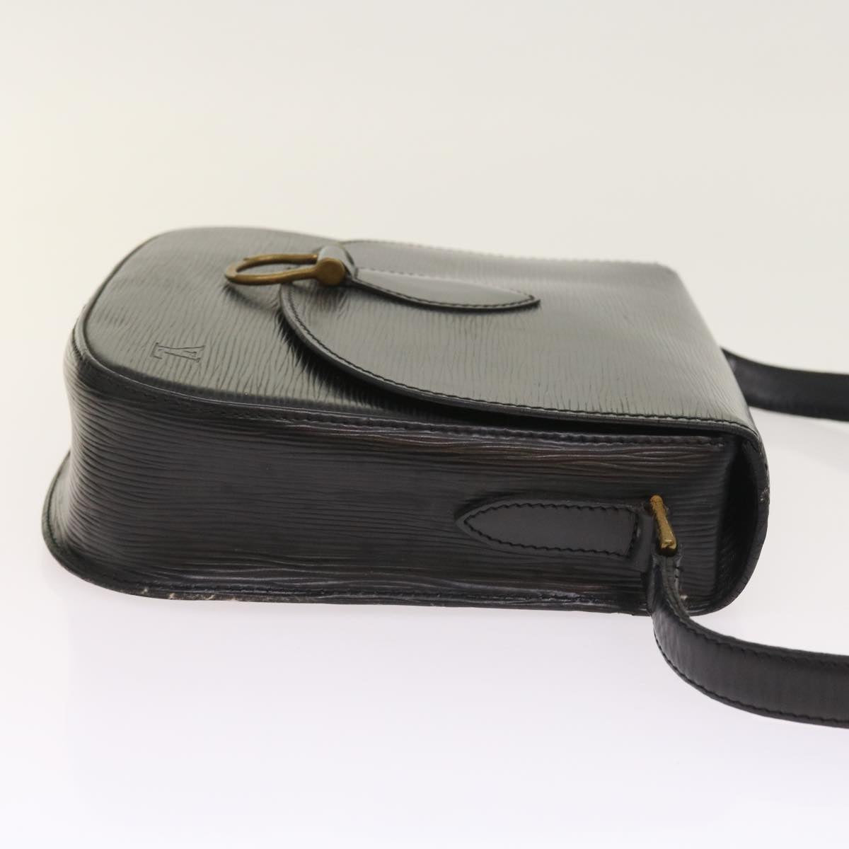 LOUIS VUITTON Epi Saint Cloud GM Shoulder Bag Black M52192 LV 55309
