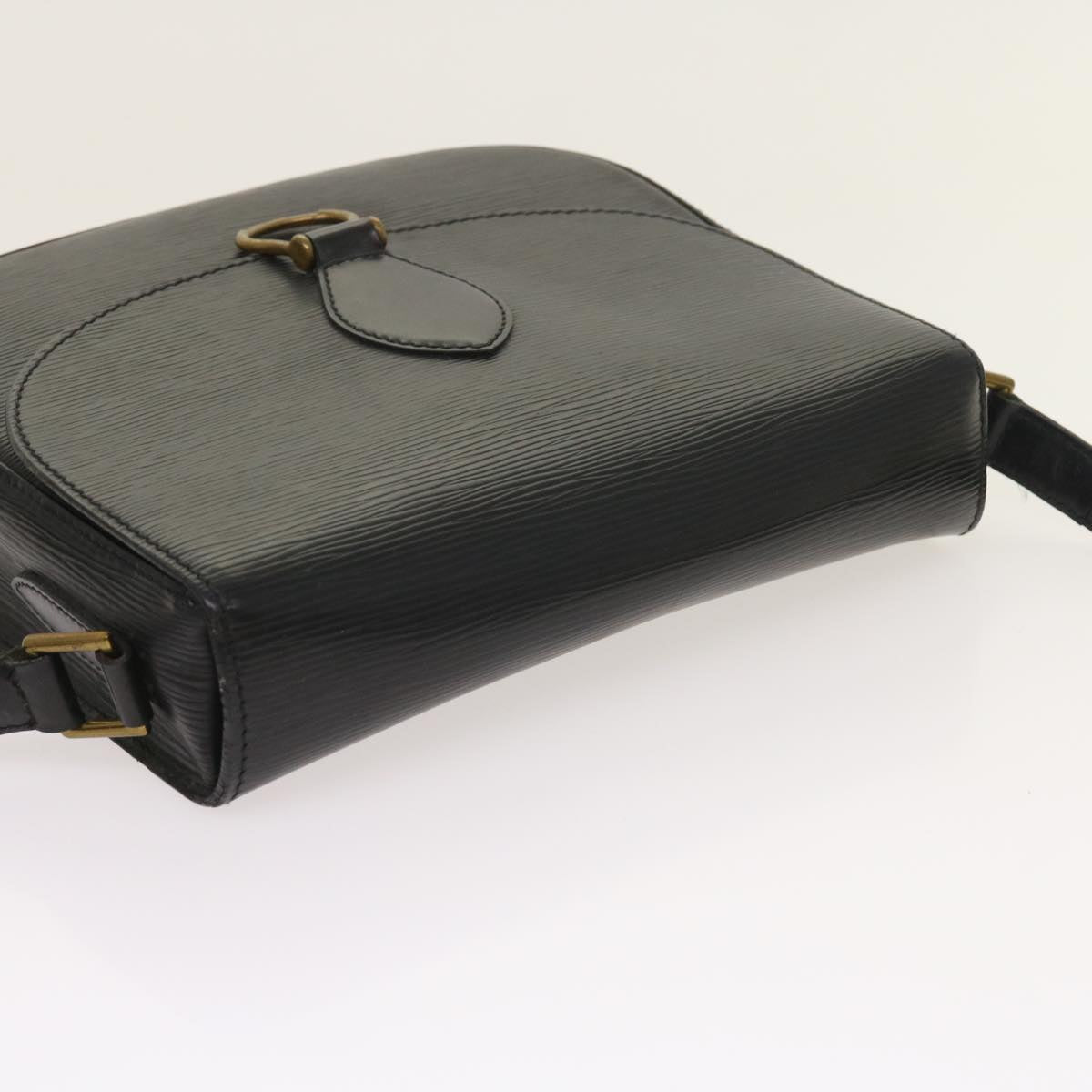LOUIS VUITTON Epi Saint Cloud GM Shoulder Bag Black M52192 LV 55309