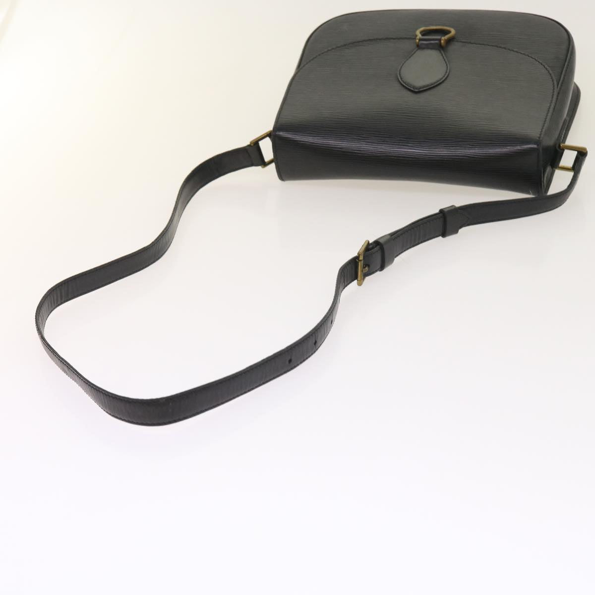 LOUIS VUITTON Epi Saint Cloud GM Shoulder Bag Black M52192 LV 55309