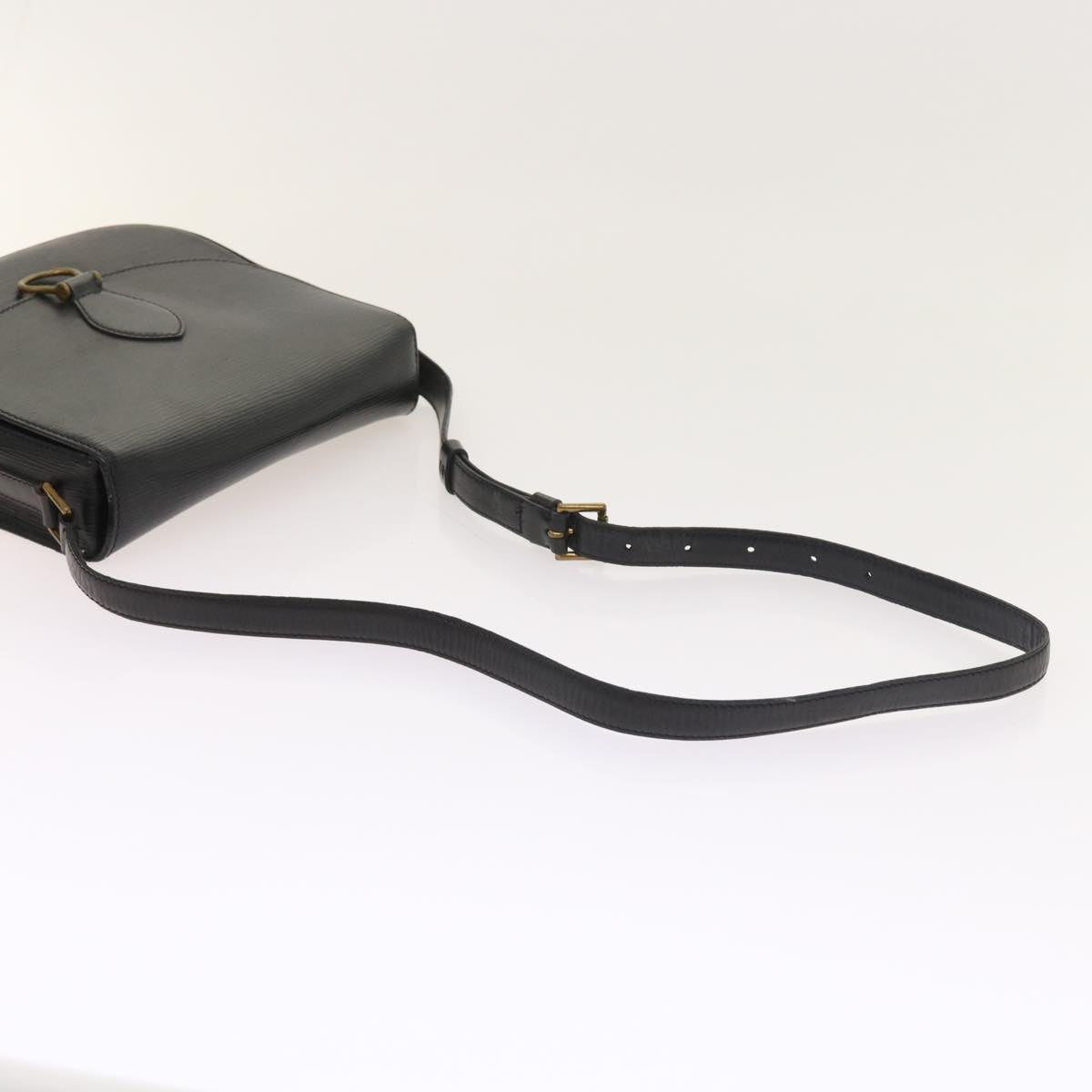 LOUIS VUITTON Epi Saint Cloud GM Shoulder Bag Black M52192 LV 55309