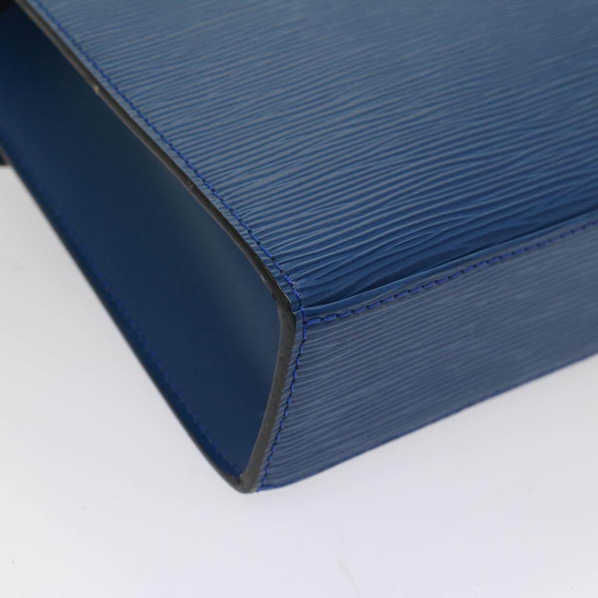 LOUIS VUITTON Epi Malesherbes Hand Bag Blue M52375 LV 55310