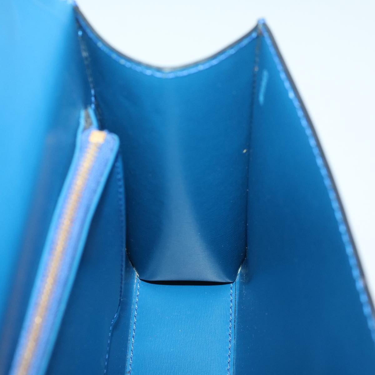LOUIS VUITTON Epi Malesherbes Hand Bag Blue M52375 LV 55310