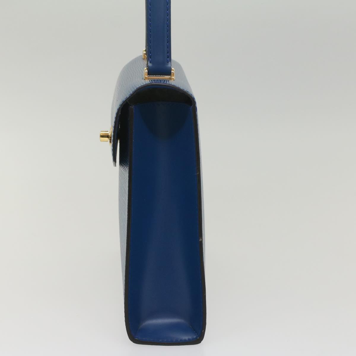 LOUIS VUITTON Epi Malesherbes Hand Bag Blue M52375 LV 55310