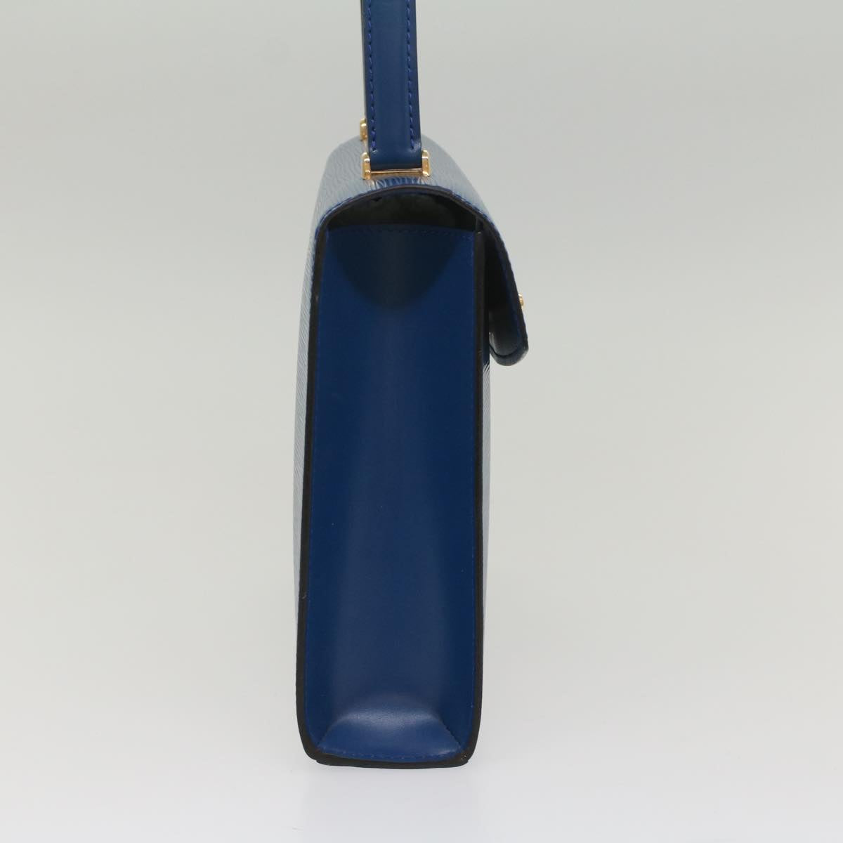 LOUIS VUITTON Epi Malesherbes Hand Bag Blue M52375 LV 55310