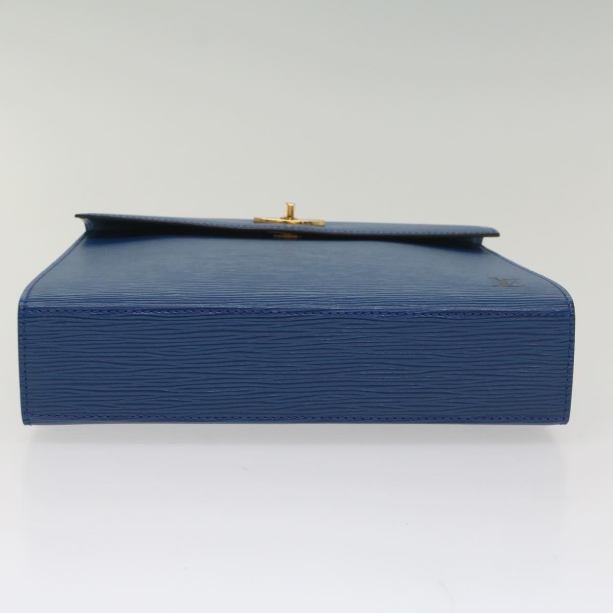 LOUIS VUITTON Epi Malesherbes Hand Bag Blue M52375 LV 55310