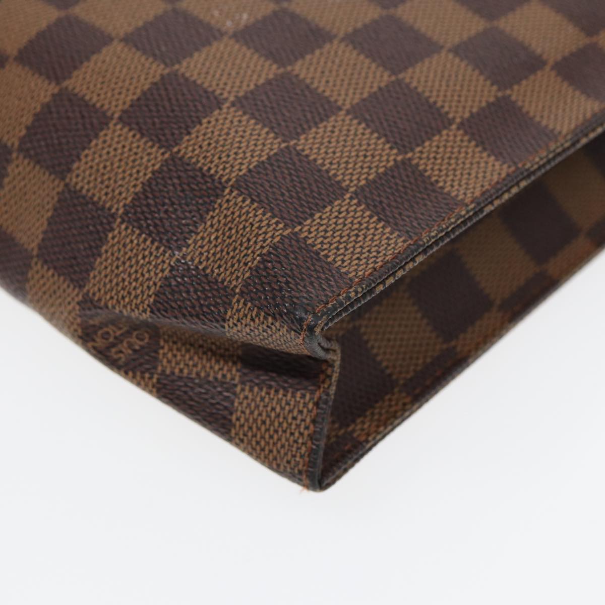 LOUIS VUITTON Damier Ebene Poche Toilette 26 Pouch N47543 LV 55311