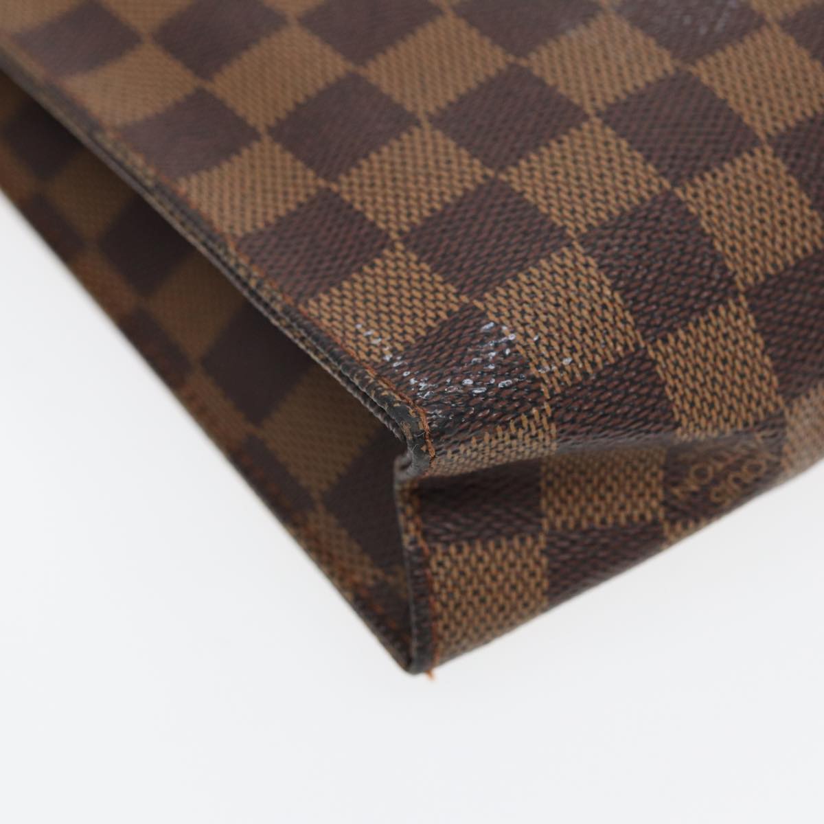 LOUIS VUITTON Damier Ebene Poche Toilette 26 Pouch N47543 LV 55311